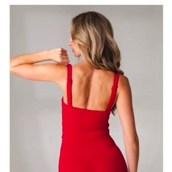 Vitality Cloud II Convertible Tank / Cherry / Small - Picture 3 of 6